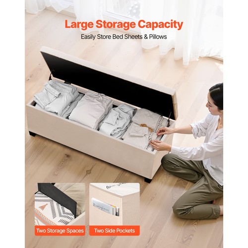 Storage ottoman bench - storage,
