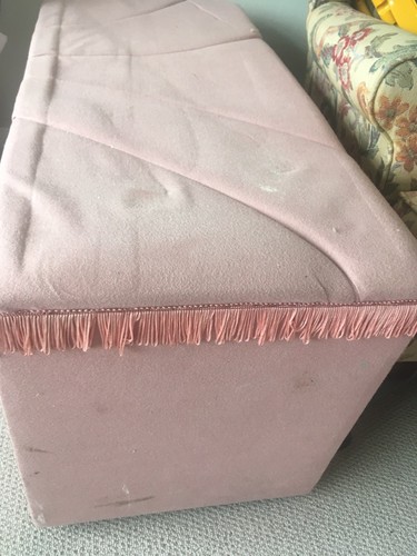 Ottoman storage chest fabric - ottoman, chest,